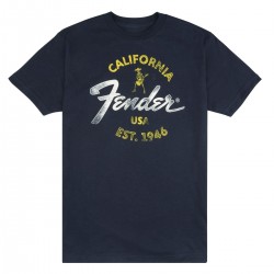 T-shirt Fender  BAJA BLUE